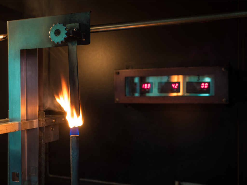 Flammability testing
