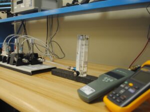 Air flow system during calibration