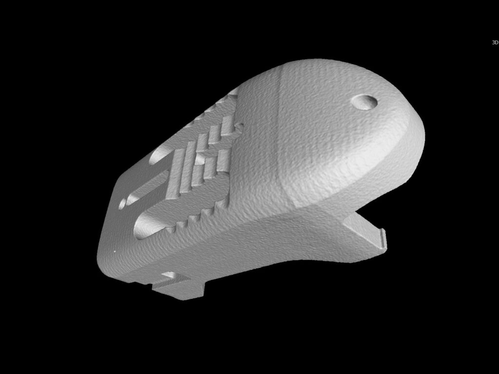 Computed tomography scan of a part