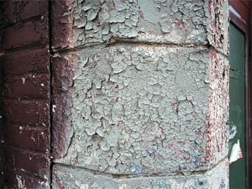 Flaking Lead-Based Paint, as Captured by PENTA's EPA-Accredited Lead Risk Assessor