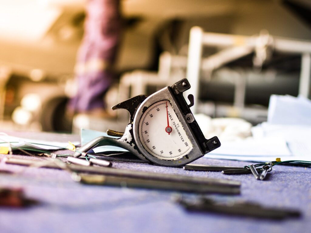 Cable tensiometer and other tools