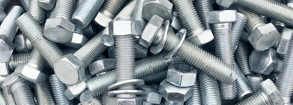 Pile of fasteners