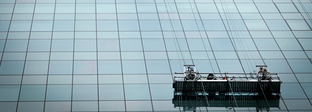 BMU Supporting a Window Washer