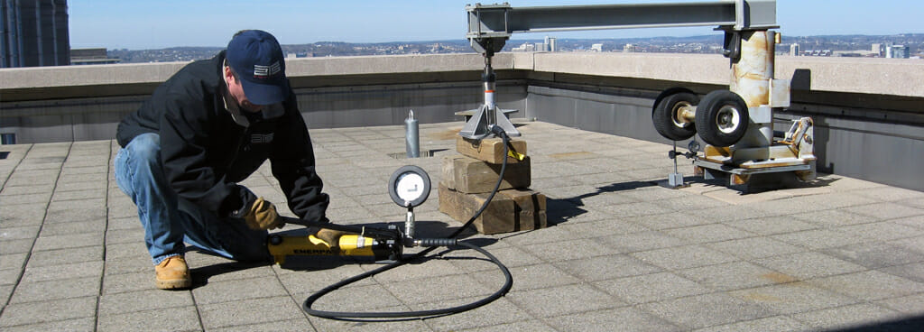 fall protection equipment installation