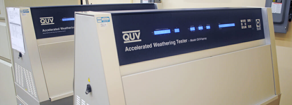 QUV testing machines