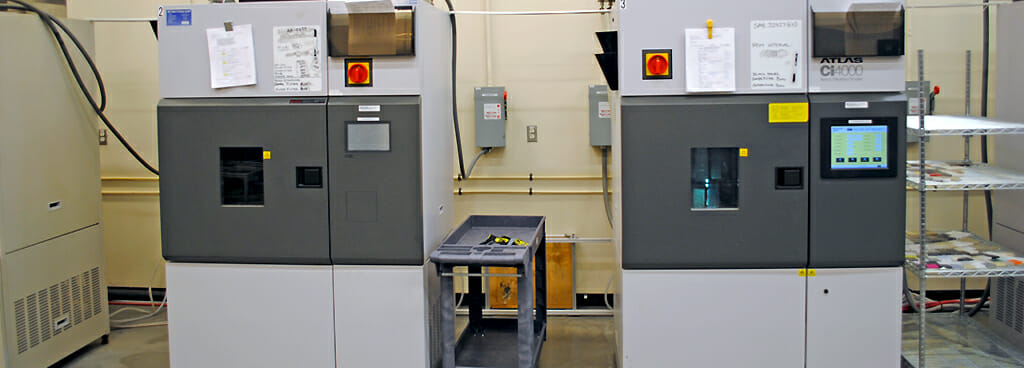 Xenon-arc UV testing machines