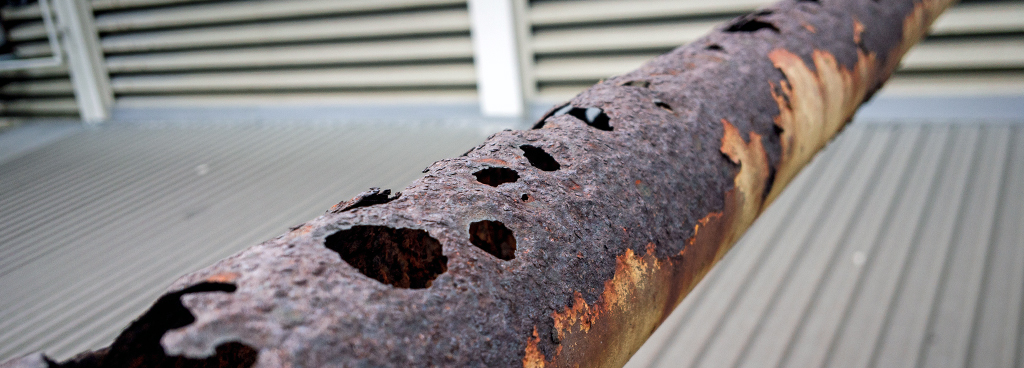 Pipe with FAC corrosion