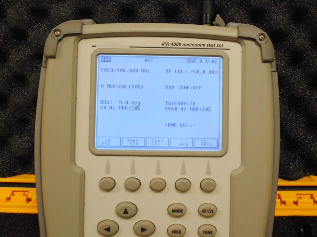 IFR 4000 navigation and comms test set