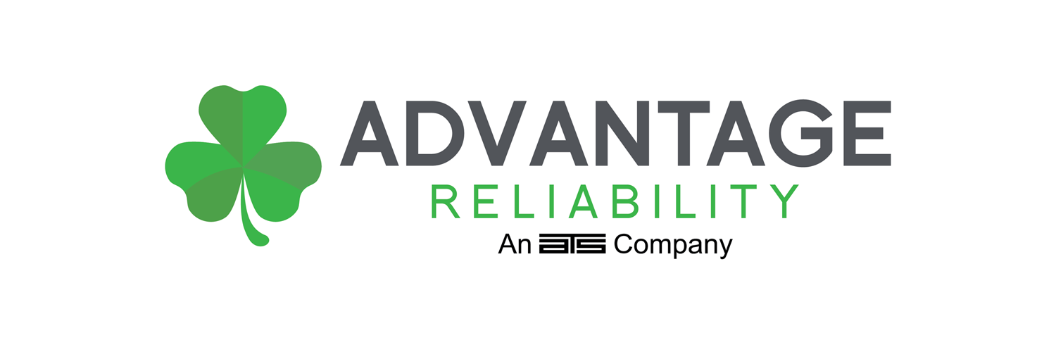 Advantage Reliability company title and logo of a clover