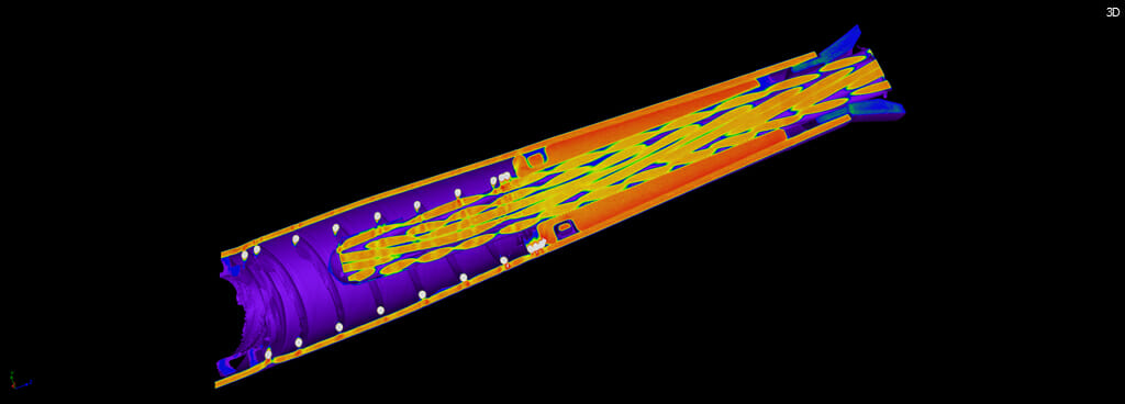 Wire Splice Imaged by CT Using ISO 15708 Specifications