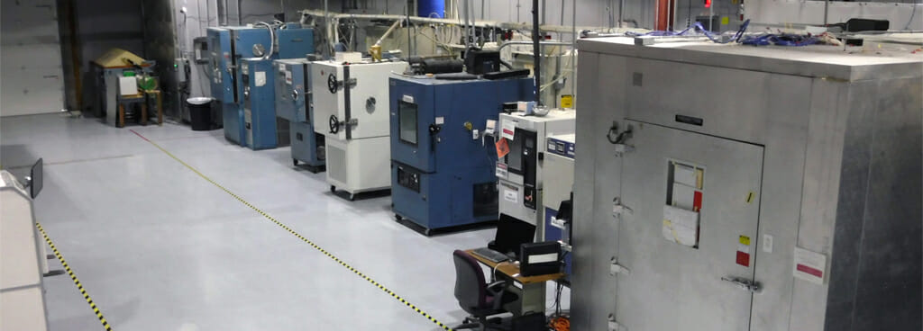 The ATS Phoenix Temperature Testing Lab's Many Chambers