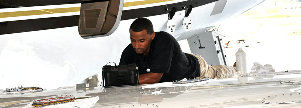 aircraft ultrasonic inspection
