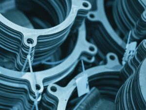 Stacks of gaskets