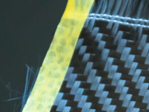 Fraying carbon fiber reinforced plastic sheet