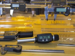 A bore gauge and collection of tools for measuring internal diameter