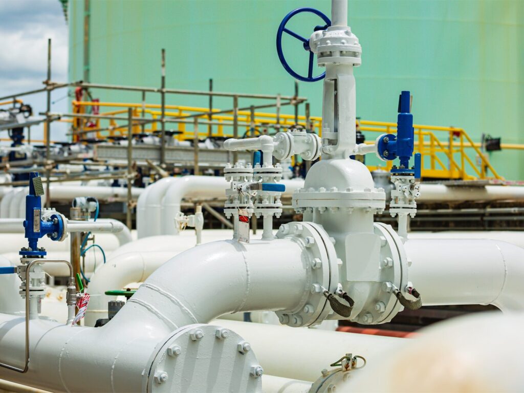 Gas custody transfer pipelines