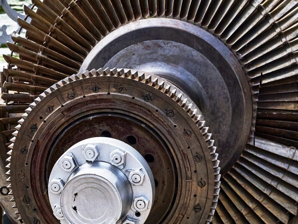 Focus on rotors in a turbine