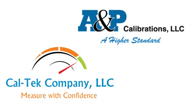 A&P Calibrations and Cal-Tek Company Logos