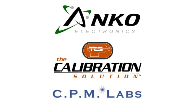 Anko Electronics, LLC, CPM Labs, LLC, and The Calibration Solution, LLC logos