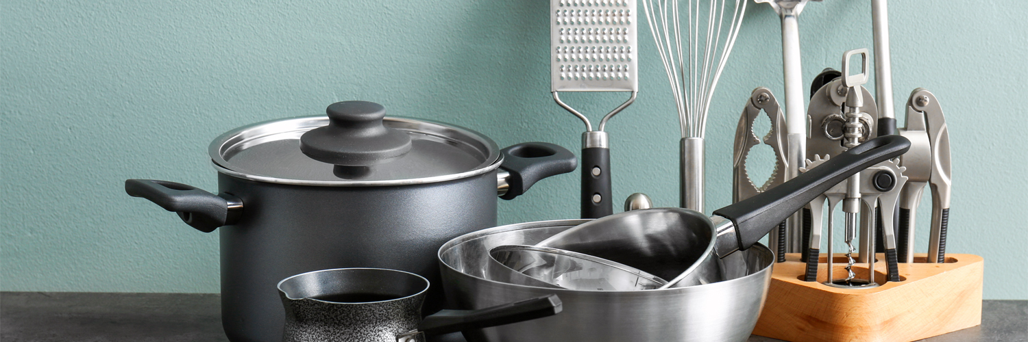 Assorted Cookware, Including Pots, a Mixing Bowl, a Whisk, etc.