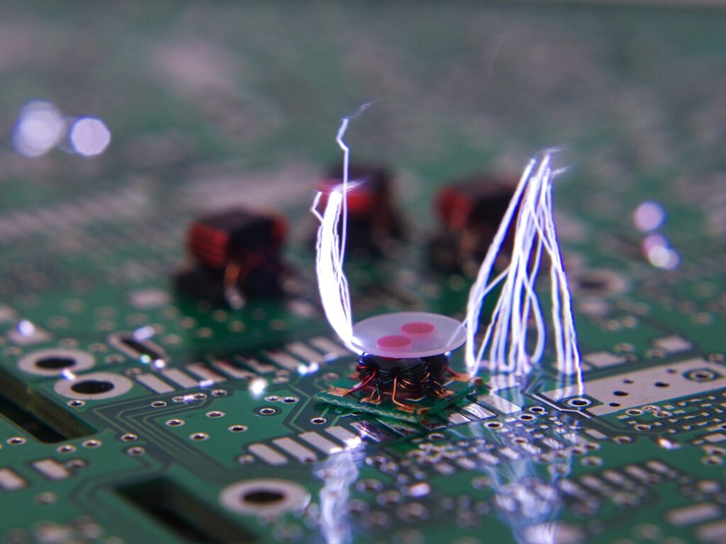 Electrostatic discharge on a circuit board