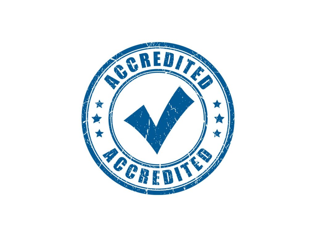 Accredited checkmark