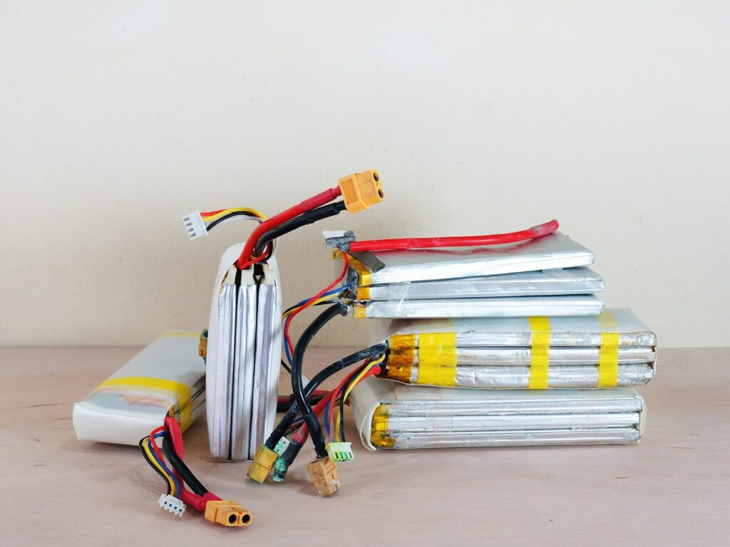 Swollen lithium battery packs