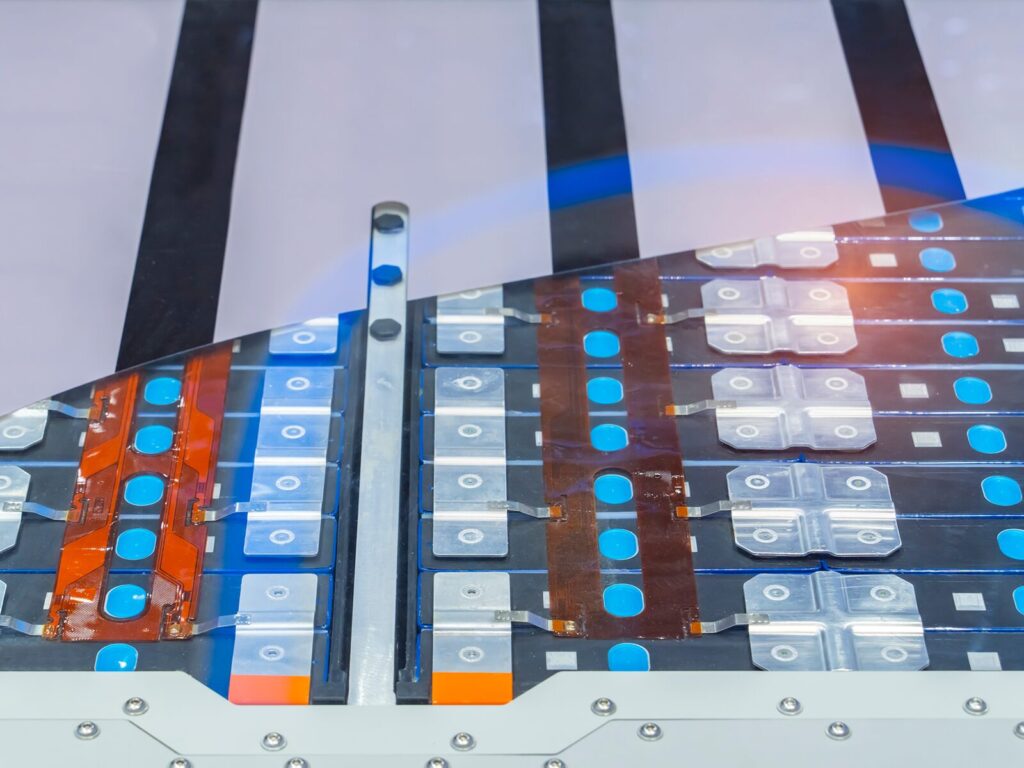 Electric vehicle battery pack with exposed modules