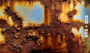 a rusted metal surface