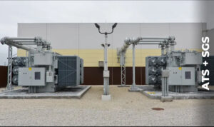 gray and black industrial power generators