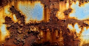 a rusted metal surface